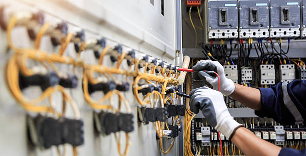 Professional Electrician technician working in Krebs, OK